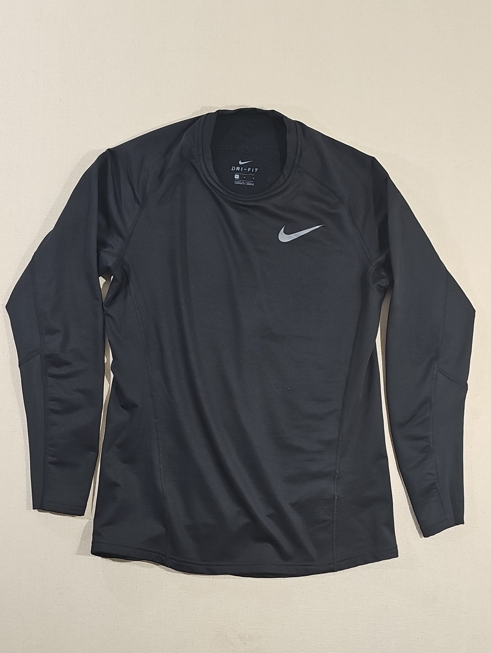 Nike Black Long Sleeve Dri-FIT Athletic Top